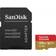 SanDisk Extreme Plus microSDXC Class 10 UHS-I U3 V30 A2 200/140MB/s 256GB +SD adapter