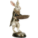 A Lot Decoration Rabbit Man with Dish Prydnadsfigur 32cm