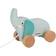 Janod Walk-Along Wooden Elephant Pull-Along Toy Early-Learning Early Years Toys Teaches Motor Skills Imagination Wwf Partnership Fsc Certified from The Age Of 1, J08609