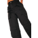 PrettyLittleThing Twill Pocket Detail High Waist Cargo Trousers - Black