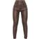 PrettyLittleThing Hourglass Coated Skinny Jeans - Chocolate