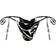 PrettyLittleThing Animal Print Tie Side Bikini Bottoms - Monochrome