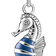 Thomas Sabo Seahorse Charm Pendant - Silver/Blue