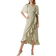 Vero Moda Emma Henna Long Dress - Green/Sprucestone