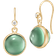 Julie Sandlau Prime Earrings - Gold/Green/Transparent