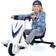 Elektro-Drift-Trike für Kinder, Drift-Scooter, bis zu 15km/h, drosselbar, Hupe, LED-Driftrollen 360° Weiß Matt
