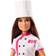 Mattel Barbie Career Pastry Chef Doll with Hat & Cake Slice HKT67