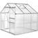 tectake Greenhouse 3.7m² Aluminium Polycarbonate