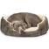 Nobby Padded Plush Oval Bed with Reversible Cushion