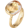 Ole Lynggaard Lotus Ring 3 - Gold/Rose Gold/Rutile Quartz/Diamonds