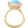 Ole Lynggaard Lotus Ring 3 - Gold/Rose Gold/Turquoise/Diamonds