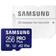 Samsung PRO Plus microSDXC Class 10 UHS-I U3 V30 A2 180/130MB/s 256GB +SD adapter