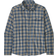 Patagonia Men's Long-Sleeved Cotton in Conversion Lightweight Fjord Flannel Shirt - Squared/Tidepool Blue