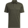 adidas Textured Jacquard Golf Polo Shirts - Olive Strata/Black