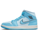 Nike Air Jordan 1 Mid SE W - Ice Blue/Black/Sail/Dark Powder Blue