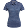 adidas Women's Space-Dyed Short Sleeve Polo Shirt - Crew Navy/White
