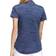 adidas Women's Space-Dyed Short Sleeve Polo Shirt - Crew Navy/White