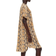 H&M V-Neck Tunic Dress - Beige/Snakeskin Pattern