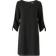 Esprit Laser-Cut Crepe Dress - Black
