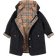 Burberry Kid's Diamond Quilted Nylon Hooded Coat - Black