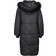 Urban Classics Ladies Oversize Faux Fur Puffer Coat - Black