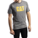 Cat Men's Trademark Logo T-shirt - Dark Heather Grey