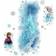 RoomMates Disney Frozen Ice Palace ft. Elsa & Anna Giant Wall Decals with Glitter