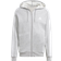 adidas Essentials Fleece 3-stripes Full-zip Hoodie - Medium Grey Heather