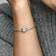 Pandora Moments Heart Clasp Snake Chain Bracelet - Silver