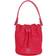 Tommy Hilfiger Chic Recycled Monogram Quilting Bucket Bag BRIGHT CERISE PINK One Size