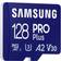 Samsung Pro Plus microSDXC Class 10 UHS-I U3 V30 A2 180/130MB/s 128GB +SD Adapter