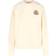 Moncler Womens White Logo-appliqué Cotton-blend Sweatshirt