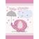 Unique Baby Shower Inbjudningskort Girl Umbrellaphant