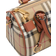 Burberry Check Bowling Mini Shoulder Bag - Vntg Chk/Briar Brown