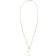Elli Long Basic Religion Necklace with Cross Pendant - Gold