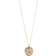 Pilgrim Cancer Zodiac Sign Necklace - Gold/Transparent