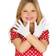 Fiestas Guirca Handskar för barn, liten vitt