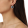 Dyrberg/Kern Valentina Earrings - Silver/Blue/Transparent
