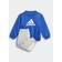 adidas Badge Of Sports Logo Jogger, träningsoverall, barn SELUBL/WHITE