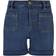 Urban Classics – Blå jeansshorts vintagestil med tvättad finish