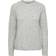 Pieces Juliana Knitted Pullover - Light Grey Melange