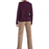 Pieces Juliana Knitted Pullover - Grape Wine