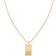 Tommy Hilfiger Dogtag Iconic Stripe Necklace - Gold