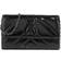 Patrizia Pepe Fly Quilted Vinyl Crossover Bag - Black