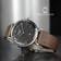 Bauhaus 2142-2 Anthracite Grey With Date Wristwatch