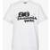 Balenciaga Womens White/black Branded-print Cotton T-shirt