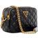 Guess Giully Quilted Camera Crossbody Bag - Black Floral Print