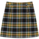 Kenzo A-line Checked Mini Skirt - Dark Khaki