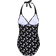 Regatta Women's Flavia Swimming Costume - Black White/Polka Print