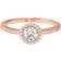 Michael Kors Premium Halo Ring - Rose Gold/Transparent